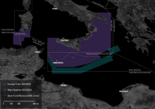 Blaming the Rescuers von Forensic Oceanography (Lorenzo Pezzani & Charles Heller), Teil der Ausstellung "Territories of Complicity" der transmediale 2018 face value