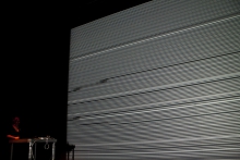 Performance "The Glitch Moment(um)" by Rosa Menkman, transmediale 2012 in/compatible