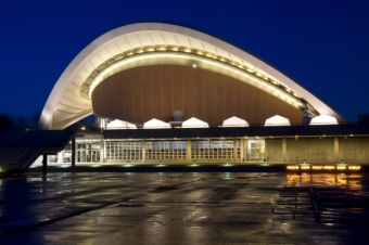 Extertior view of Haus der Kulturen der Welt during transmediale.09 DEEP NORTH