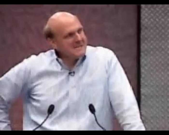 Steve Ballmer going crazy