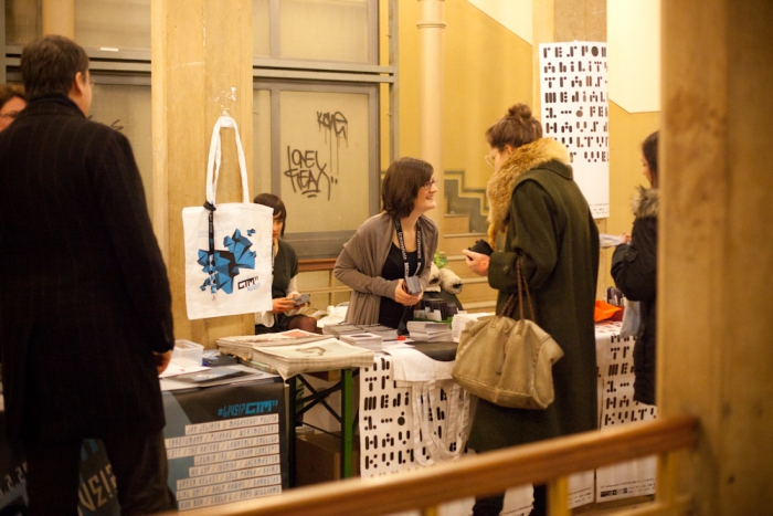 Picture of transmediale Infocounter at Kunstquartier Bethanien