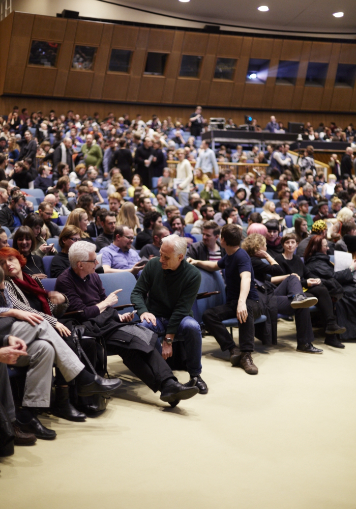 Impression of the transmediale 2015 CAPTURE ALL Opening Ceremony