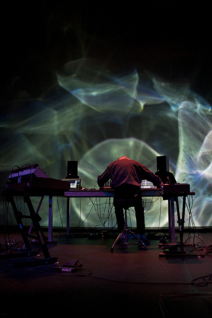 Joshua Light Show ft. Manuel Göttsching, transmediale 2012 in/compatible.
