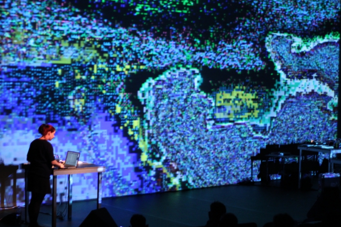 The Glitch Moment(um) by Rosa Menkman, transmediale 2012 in/compatible