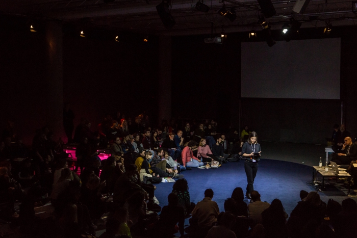 Kyriaki Goni at the talk Living Networks